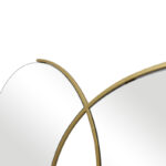 Mirror double Miryata metal in golden shade 105x3x60cm - Image 5