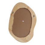 Oval mirror Enola mdf in natural shade 54x2.5x80cm - Image 4