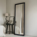 Ledalo wood mirror in black shade 45x4.5x130cm - Слика 2