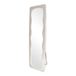 Lezour velvet mirror in white shade 50x5x170cm - Image 3