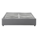 Double bed Circe PU grey with storage 150x200cm - Слика 4