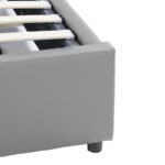 Double bed Circe PU grey with storage 150x200cm - Слика 6