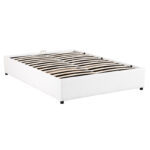 Double bed Circe PU white with storage 150x200cm - Слика 2