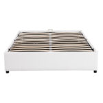 Double bed Circe PU white with storage 150x200cm - Слика 6