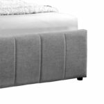Double bed Tatiana fabric anthracite with storage 160x200cm - Слика 6