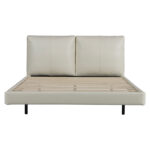 Double bed Jessie floating style led-PU ivory 160x200cm - Слика 4