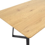 Table Gemma in sonoma-black color 140x80x75cm - Image 4