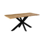 Маса Гилман МДФ во сонома - црна боја 150x90x75 см