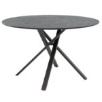 Dinner table Cerco MDF black D120x75cm - Слика 2