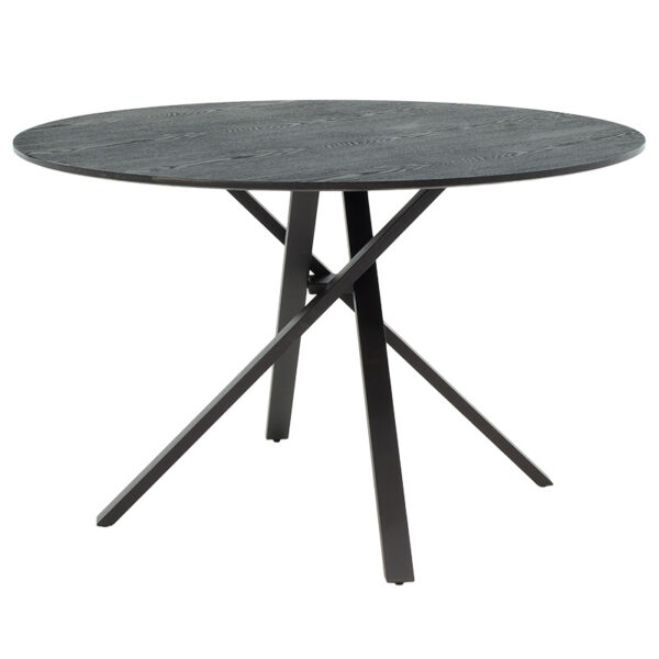 Dinner table Cerco MDF black D120x75cm