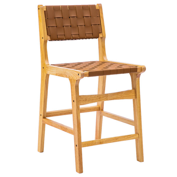Bar stool Ridley wood-pu natural