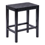 Столче Ридли дрво-пу црна 51x34x61.5 см