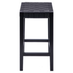 Stool Ridley wood-pu black 51x34x61.5cm - Image 3