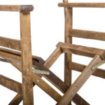 Director's armchair frame Retto solid beech walnut - Image 4