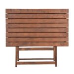 Table Retto beech walnut impregnation 80x60x72cm - Слика 2