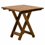 Table Retto beech walnut impregnation 45x45x48cm
