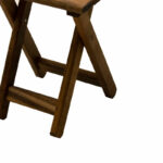 Table Retto beech walnut impregnation 45x45x48cm - Image 3