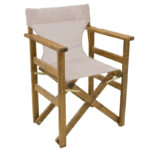 Retto dining set 5 pcs solid beech wood walnut fabric-beige grey 100x60x71cm - Слика 2