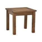 Beach table Retto solid beech wood impregnation walnut 45x40x42cm