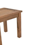 Beach table Retto solid beech wood impregnation walnut 45x40x42cm - Image 6