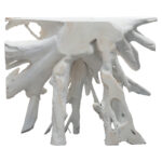 Console Lyle handmade solid wood white 100x38x80cm - Слика 2