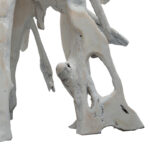 Console Lyle handmade solid wood white 100x38x80cm - Слика 5