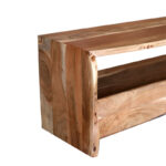 Tv stand Konna masif acacia wood walnut 140x40x45cm - Слика 2
