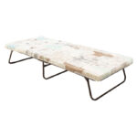 Еднокреветен Xander метален со летвички 10 см душек 182x80 см.