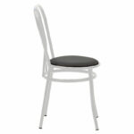 Vienna chair I pu black-metal white - Image 3