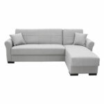 Reversible corner sofa bed Pasion fabric gray 240x155x84cm - Слика 3