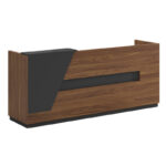 Professional reception Oscar walnut-anthracite 180x65x110cm