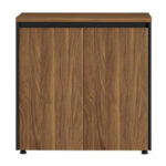 Професионален низок шкаф Оскар во боја на орев-антрацит 80x40x80 см