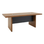 Professional conference table Oscar walnut-anthracite 200x100x76cm