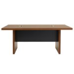 Professional conference table Oscar walnut-anthracite 200x100x76cm - Слика 3