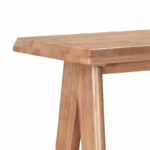 Dining Bar table Winslow rubberwood walnut 120x45x100cm - Image 2