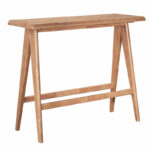 Dining Bar table Winslow rubberwood walnut 120x45x100cm