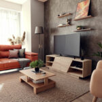 TV unit Stevie sonoma 160x40x50cm - Слика 2