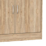 Office cabinet low Anze natural melamine 80x40x80cm - Слика 5