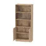 Bookcase Anze natural melamine 80x40x180cm - Image 3