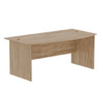 Work desk Anze natural melamine 180x93.5x75cm
