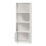 Bookcase Negan white melamine 60x29x166cm - Слика 2