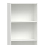 Bookcase Negan white melamine 60x29x166cm - Слика 3