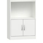Bookcase Negan white melamine 60x29x166cm - Слика 4