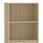 Bookcase Negan sonoma melamine 60x30x120cm - Image 3