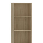 Bookcase Negan sonoma melamine 57x33x180cm - Слика 3