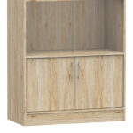Bookcase Burcy oak 80x40x177cm - Image 3