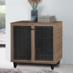 Shoe cabinet Ronan walnut 70.5x35x.66cm - Слика 3