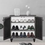 Shoe cabinet Ronan wenge 70.5x35x.66cm - Слика 2