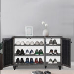 Shoe cabinet Ronan wenge 105x35x.66cm - Слика 2