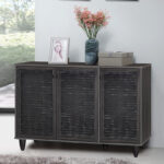 Shoe cabinet Ronan wenge 105x35x.66cm - Слика 3